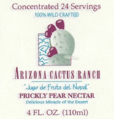 Arizona Cactus Ranch Prickly Pear Nectar (Concentrated)